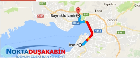 Bayraklı Nerede Haritası ve Bayraklı Mahalleleri - İzmir  